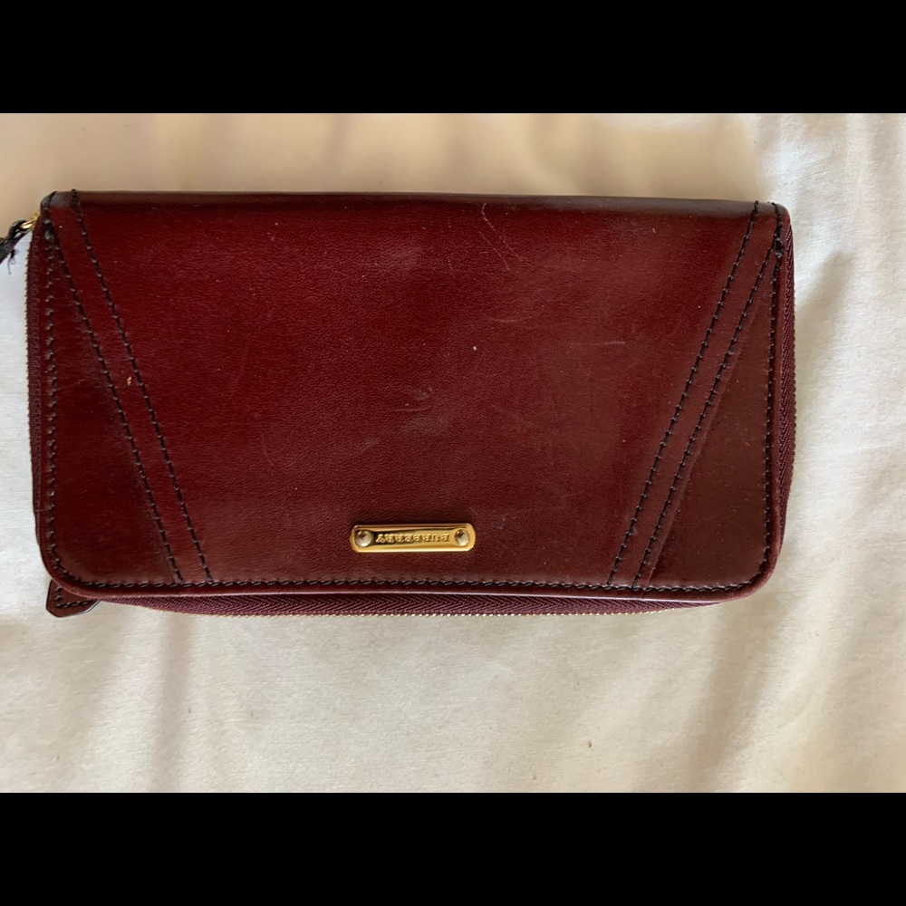 Authentic Burberry Burgundy Wallet